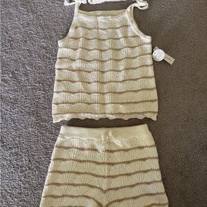 Knit spring/summer set